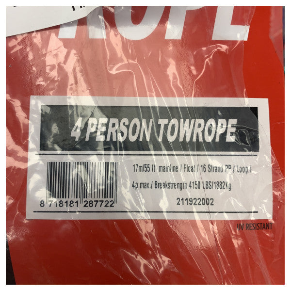 Jobe Watersports Tow Rope 4p - 16,8m - 211922002