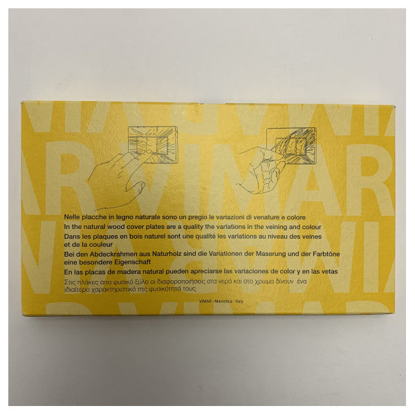 Vimar Z1 Classic Matte Silver 4-Gang Marine Electrical Switch Plate - 16734.21.02