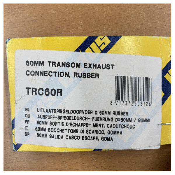 Vetus TRC60R Plastik 60 Derece Hortum Bağlantı Parçası 65mm - Yat Donanımı 
