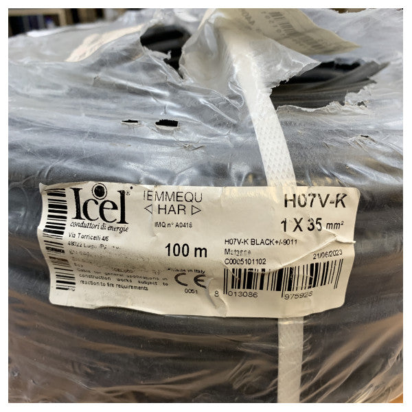 Icel H07V-K flexibles Installationskabel (Leiterkabel), 100 m 1x35 mm 