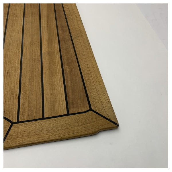 Quicksilver 855 Teak Schwimmpodest Seitentreppe Kit - O85O03 