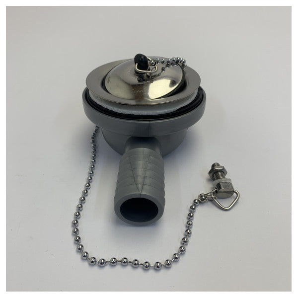 Barka PF2535 Marine-Spülenablaufgarnitur - 18/8 Edelstahl Inox Flachprofil 