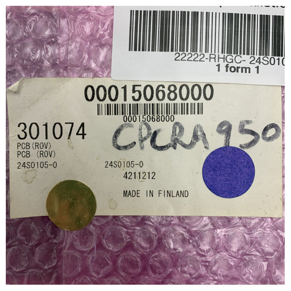 لوحة تراكب رادار ROV PCB ECDIS Furuno لـ FEA-2107/FEA-2807 - 301074 - 24S0105-0 