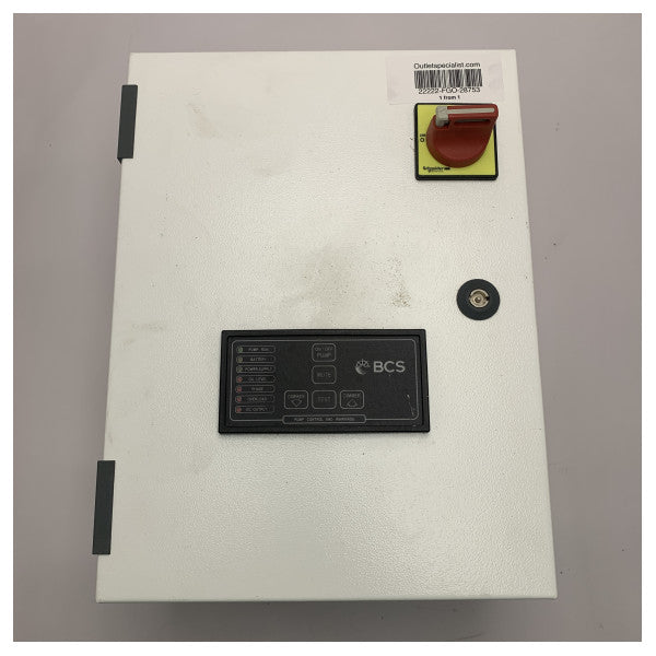 BCS 28753 έλεγχος αντλίας και οθόνη ελέγχου προειδοποιήσεων 380V