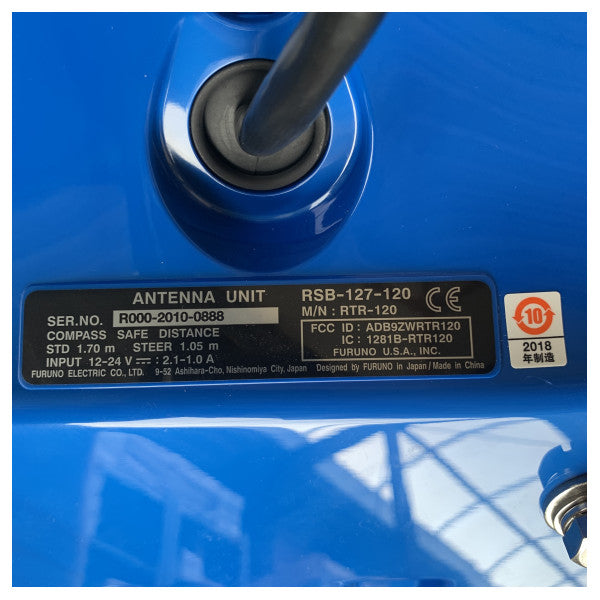 Furuno FAR-1815 X-Band 4 kW Marine-Radarantenne RSB-127-120 für zuverlässige Navigation