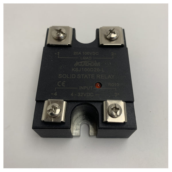 Netwave 20A Solid State Relay 4-32VDC Input til marine DC-systemer, RoHS-certificeret