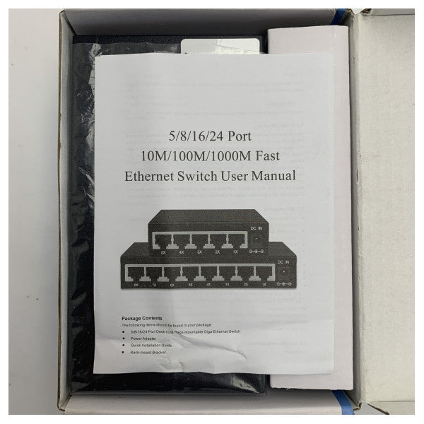 Güvenilir Ağ İletişimi için Space Stream 8-Port Gigabit Ethernet Switch 10/100/1000 Mbps