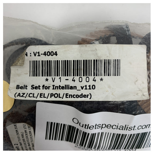 Intellian VSAT Belt Kit v110 - Correias de substituição para antenas de satélite marítimas duráveis