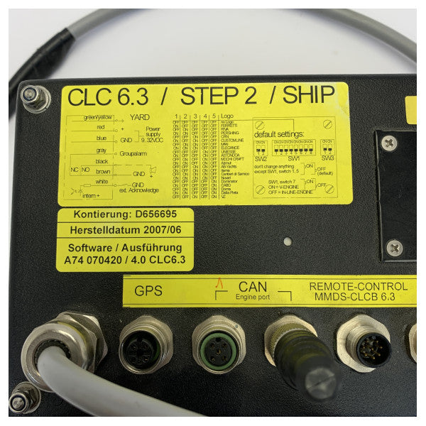 MAN MMDS-CLC-6.3 Display strumenti motore marino CAN-Bus USATO 