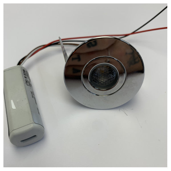 Zetacube ZCube Unicum R Spotlicht 2W 24V 3000K IP56 Chrom 