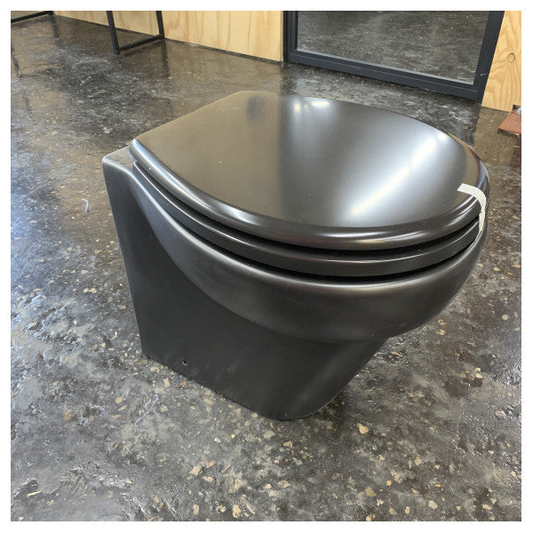 Planus Stilo Plus 24V Marine Toilet Matt Black 