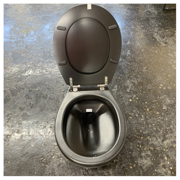 Planus Stilo Plus 24V Marine Toilet Matt Black 