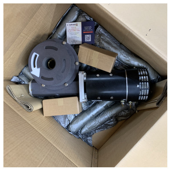 Lofrans X4 vertikal ankerspill 2,7 kW 24 V 14 mm ISO4565 vendbar motor LH 
