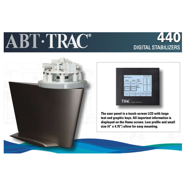 The ABT-Trac 440 is a hydraulic digital fin stabilization system kit.