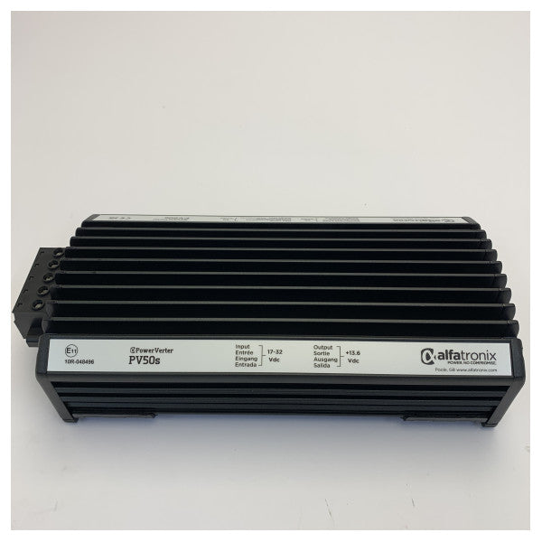 Alfatronix Powerverter convertitore di potenza da 24V a 12V CC 50/60A - PV50S 