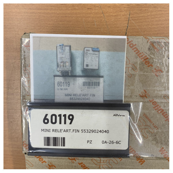 Finder 55.32.9.024.0040 Mini Relay - Komponent Elettriku 24V DC 