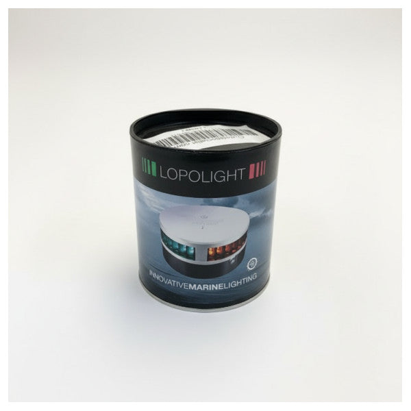 Lopolight 200-011 LED-Dampferlicht 5 NM 225 Grad weiß Aluminium 12/24V 