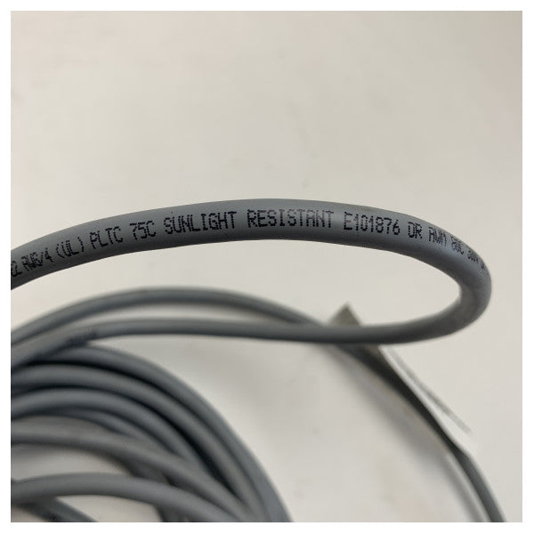 Airmarバックボーン6m NMEA2000ケーブル（耐紫外線ジャケット、M12コネクタ） - 33-565-04