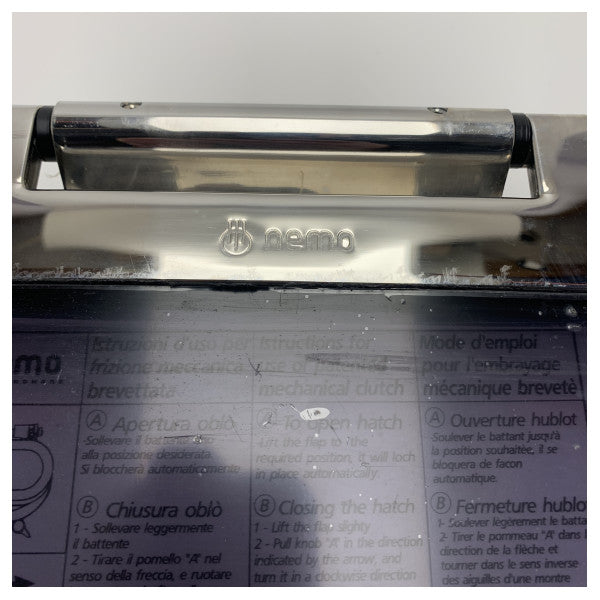 Nemo stainless steel oval opening porthole type 215.615