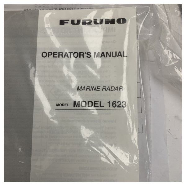 Морський радіолокаційний радар Furuno модель 1623-E-10M 10-30В постійного струму з 6-дюймовим радіолокаційним плоттером