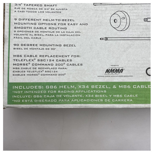 Sistema de direção de cremalheira e pinhão UFLEX Racktech para barcos marítimos com assistência eléctrica ��� Durável, fácil de instalar, resistente à corrosão