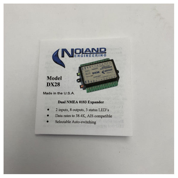 Noland DX28 Dual Expander NMEA 0183 Interface | 2 Inputs, 8 Outputs, AIS Compatible