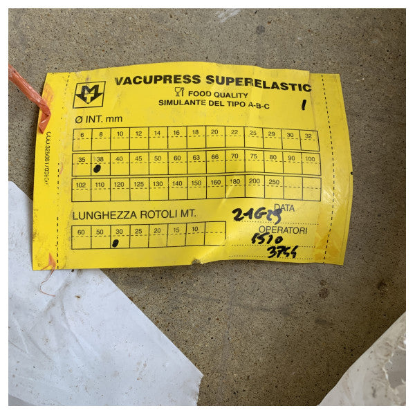 Vacupress Superelastic 38mm Marine Hose 30m - гъвкав, издръжлив и подходящ за хранителни цели вакуум маркуч за транспортиране на течности