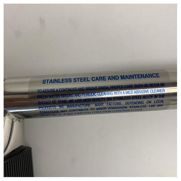 Faltbare 4-Stufen-Marinebootleiter aus Edelstahl 304 mit rutschfesten Gummitritten 