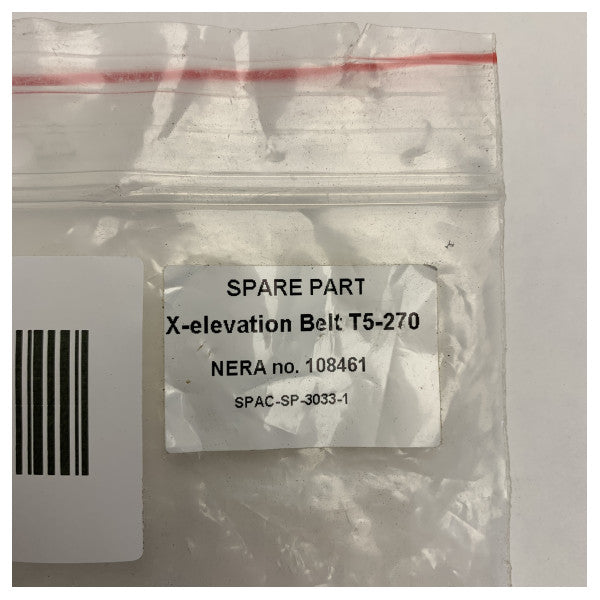 Correia de temporização T5 durável T5-270 Largura 10mm 