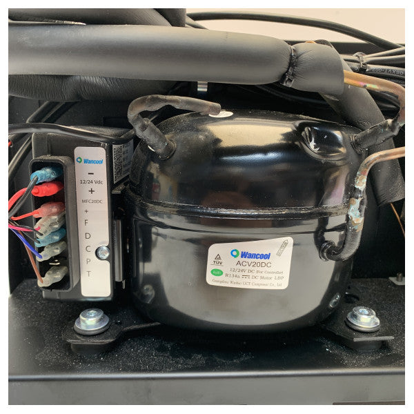 Dometic CD20 20L kylskåp med kompressorlåda i rostfritt stål 12/24V