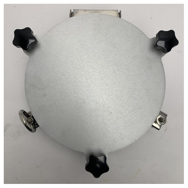 SCM Stainless Steel Marine Porthole with flood hatch D200mm - S00296.05.AV