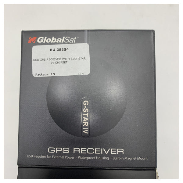 USB SIRF Star IV GPS приемник BU-353S4 водонепроницаем магнитен монтаж за морска употреба 