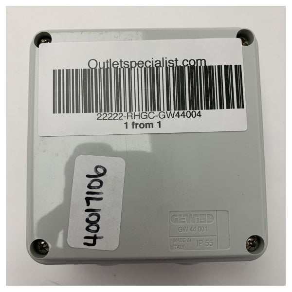 صندوق تقاطع بلاستيكي مقاوم للماء IP55 من AC/DC ديناميكس 100x100x50 مم مع غدد 