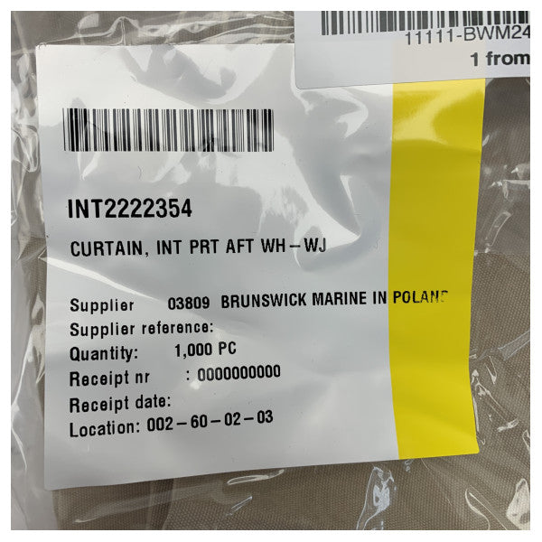 Quicksilver 755 Weekend Port Side Aft Cabin Curtain - 2222354