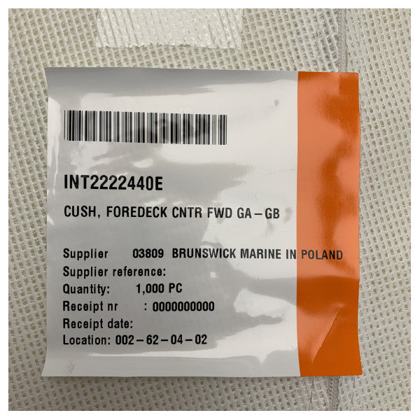 Uttern C77 Vorderdeck Zentralkissen Anthrazit - 2222440E 