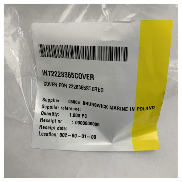 Pokrowiec na stereo morskie Fusion MS-RA70CV - trwała wodoodporna ochrona dla dźwięku łodzi 