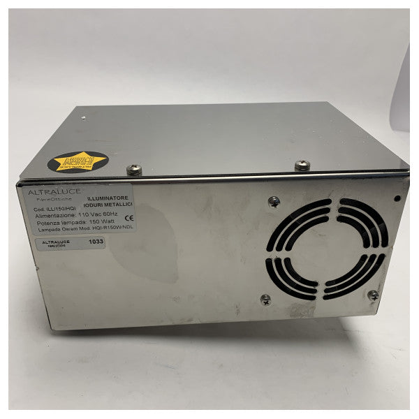 Altraluce ILL/HQI/150 Illuminat Megalight 150W merenkulun ruostumattomasta teräksestä valmistettu valo Osram-metallihalidilampulla varustettuna