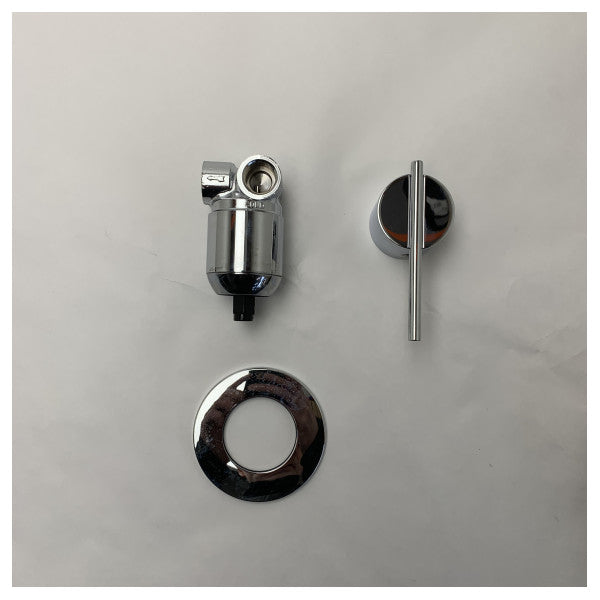 Zucchetti Marine Shower Mixer Set with SPIN ZX300P Chrome 