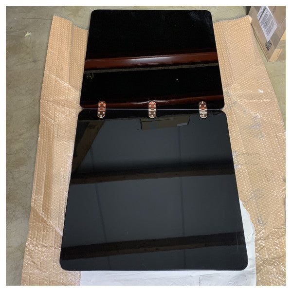 Itama ITM55 Dinette-pöytälevy musta kokoontaitettava kiiltävä kiilto