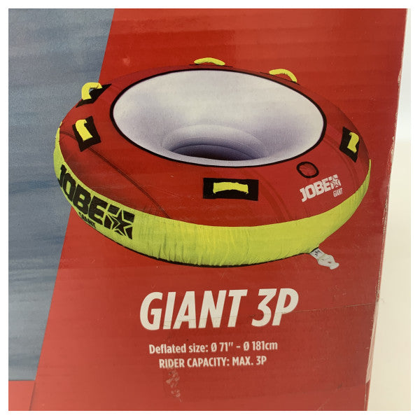 Jobe Giant 3-Person Red | Gelbe FunTube - 230317001