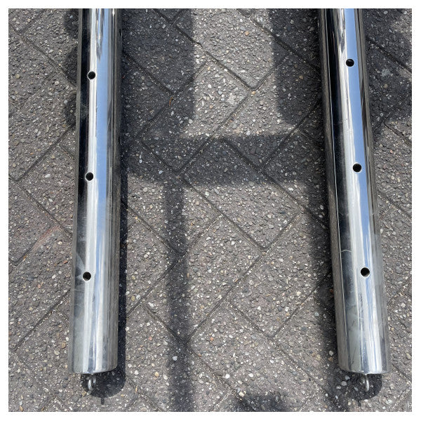 Riva 115 Edelstahl Lichtschacht | Radarhalterung