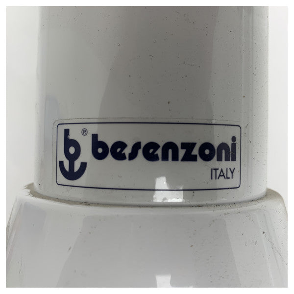 Besenzoni T138 MGF double gas supported table pedestal blanc