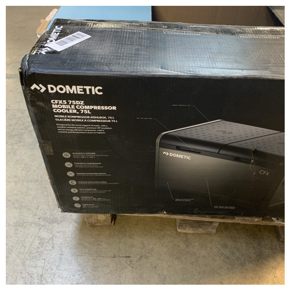 Dometic CFX5 75DZ ポータブルコンプレッサークーラー 75L - アウトドアおよびマリン用のデュアルゾーン冷蔵庫冷凍庫 