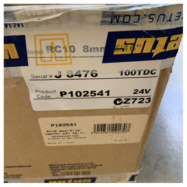 وحدة دكة ماكسويل RC10 بعمود دوران 8 مم مع علبة تروس من الفولاذ المقاوم للصدأ - P102541 