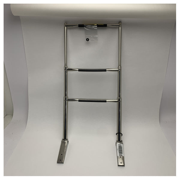Vetus SLT3A Edelstahl Klappboot Schwimmladder - 3-Stufige teleskopische Einstiegsladder 