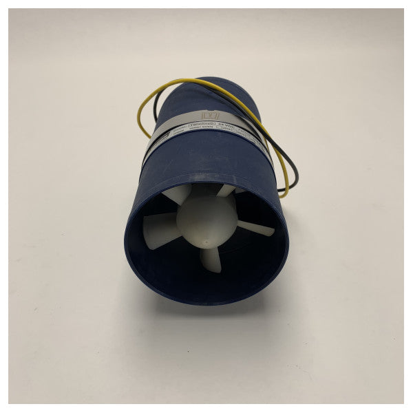 Ventilador de sala de motores marinos Vetus 24V Inline de 102 mm - 4 pulgadas - TWINLINED 