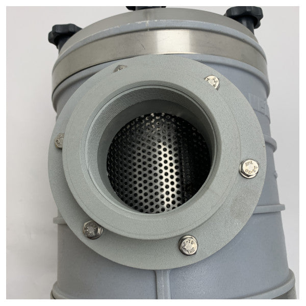 فلتر مياه مبرد بحري فيتوس روبيست نوع 1900 مع إدراج من الفولاذ المقاوم للصدأ اتصال G2 1/2 