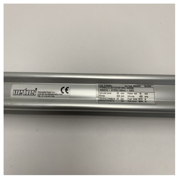 ボート用のベテス油圧電動リフトシステム 350 KGF 12V - マリンハッチリフティングキット 500mm ストローク 