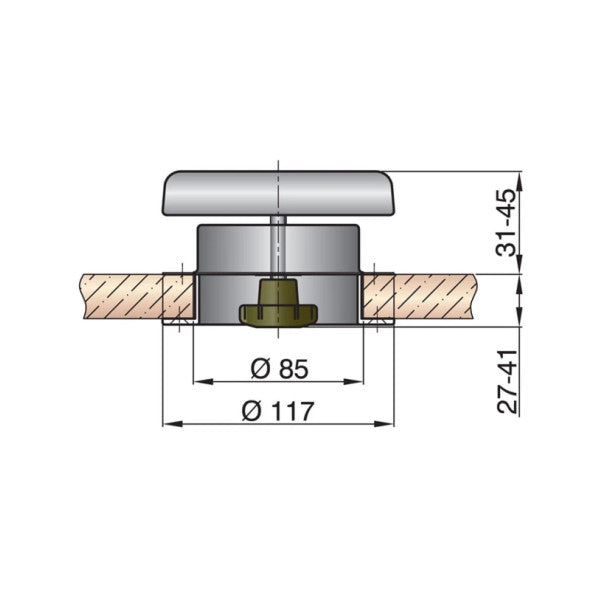 Вентилатор Vetus Marine Mushroom за лодки 117 мм - PORTOS1 