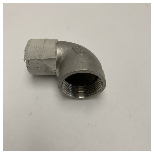 وصلة من الفولاذ المقاوم للصدأ بزاوية 90 درجة Vetus QS050107 بقطر 1 1/4 بوصة 